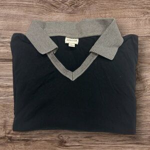 00s ARMANI COLLEZIONI “Cashmere” Polo 50 Armani Collezioni Men's Clothing at Neiman Marcus